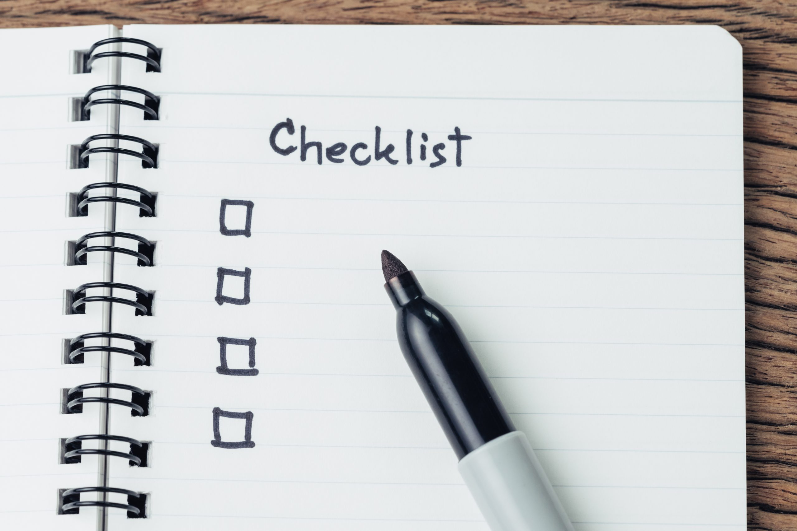 La checklist da seguire prima di contattare il proprio allestitore